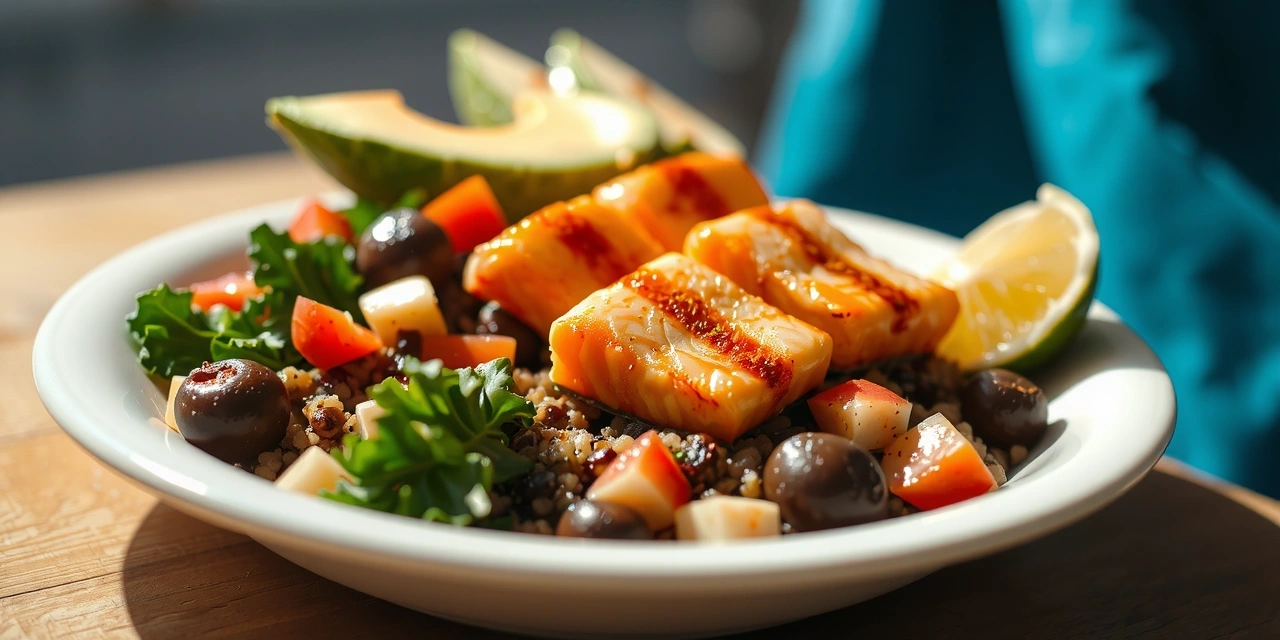 Exemple de repas équilibré du protocole